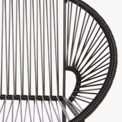 Ixtapa Black Outdoor Loveseat -Optimal Furniture Store IxtapaLoveseatBlackAVS20