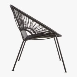 Ixtapa Black Outdoor Loveseat -Optimal Furniture Store IxtapaLoveseatBlackSDS20