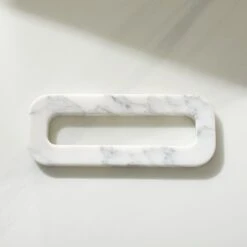 Link White Marble Trivet