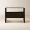 Jalousie Square Black Cast Aluminum Side Table