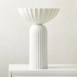 Jeanne Fluted White Porcelain Table Lamp