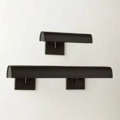 Jolie Black Picture Light Sconce 12" -Optimal Furniture Store JolieMttBlackWllArtScncGrpFHF22