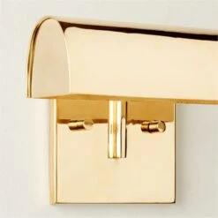 Jolie Polished Brass Picture Light Sconce 12" -Optimal Furniture Store JoliePldBsWllArtScnc12inAV2SHF22