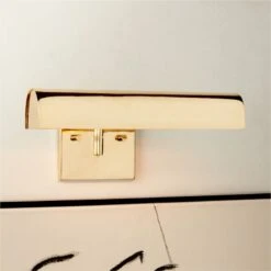 Jolie Polished Brass Picture Light Sconce 12" -Optimal Furniture Store JoliePldBsWllArtScnc12inROF22