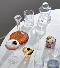 Dial Hand Cut Decanter -Optimal Furniture Store JoplinCoupeCocktailGlassJL19