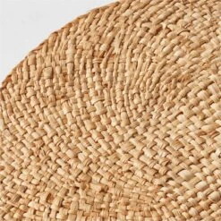 June Round Woven Placemat -Optimal Furniture Store JuneRoundNatPlacementAVSHS22