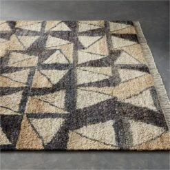 Ramble Black/Natural Area Rug 8'x10' -Optimal Furniture Store KDRambleBlackRug8x10SHF21