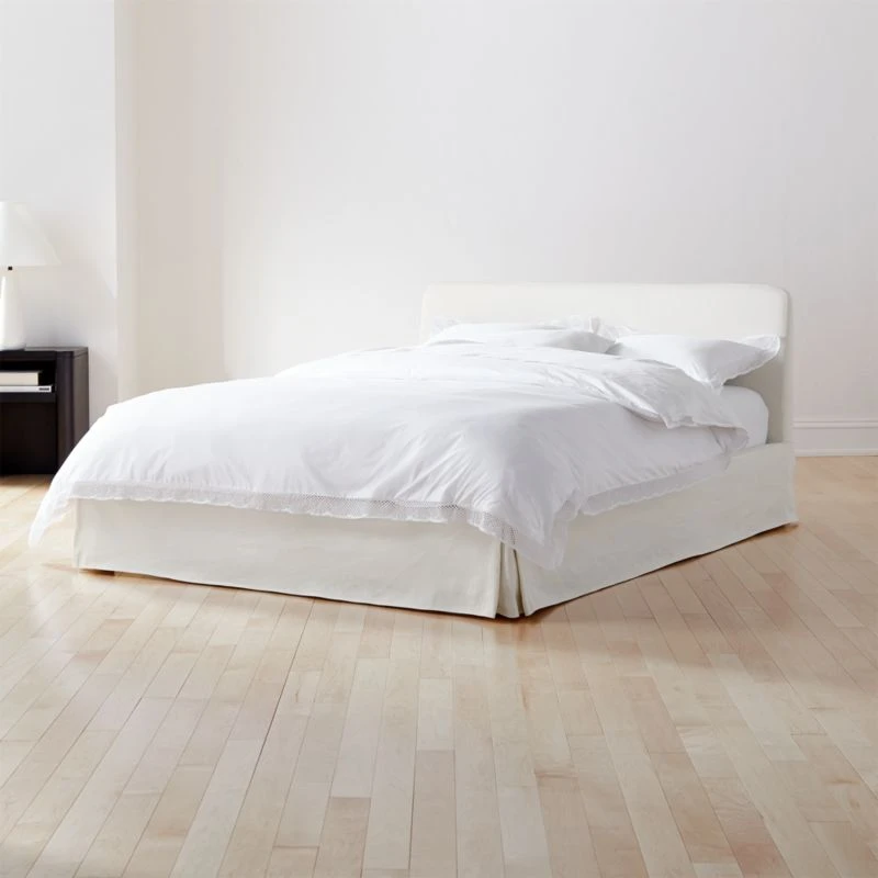 Pullover Slipcover Queen Sateen Queen Bed 2 Pullover Slipcover Queen Sateen Queen Bed - Image 2