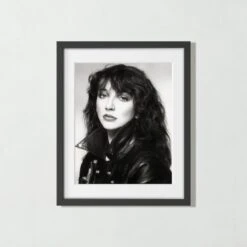 'Kate Bush' Photographic Print In Black Frame 17.75''x21.75''