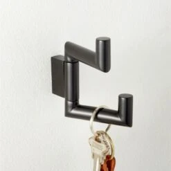 Kela Black Swivel Hook 7 Kela Black Swivel Hook -Optimal Furniture Store KelaSwivelHookBlackAVSHF22