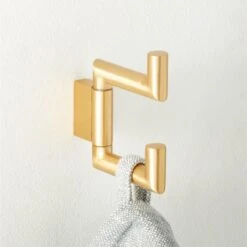 Kela Brushed Brass Swivel Hook -Optimal Furniture Store KelaSwivelHookBrdBrsSHF22