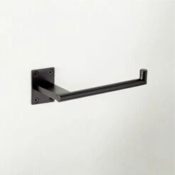 Kela Black Wall Mounted Toilet Paper Holder