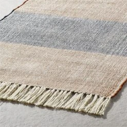 Kelso Brown And Blue Stripe Indoor/Outdoor Runner Rug 2.5'x8' -Optimal Furniture Store KelsoStrpBrnNBlue2p5x8AVSHS22