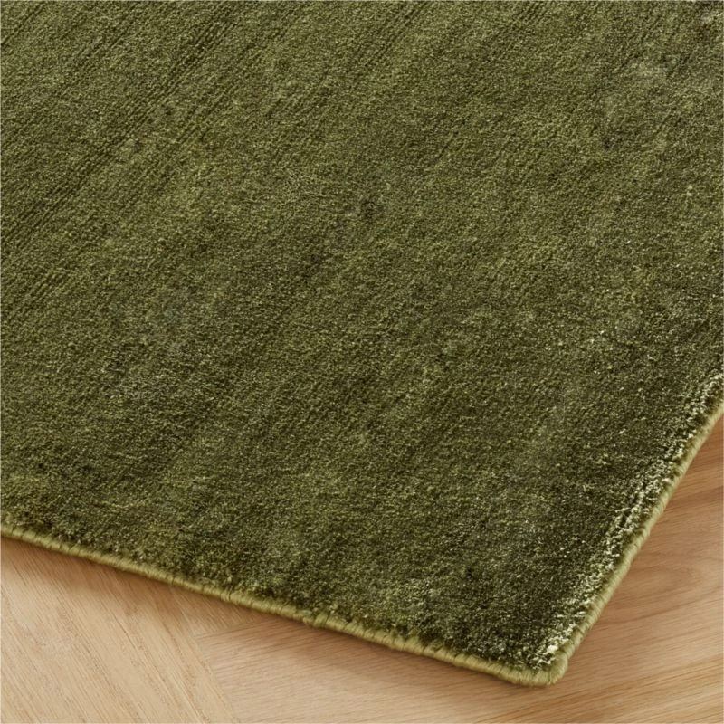 Kole Performance Nylon Olive Green Area Rug 5'x8' 3 Kole Performance Nylon Olive Green Area Rug 5'x8' - Image 3