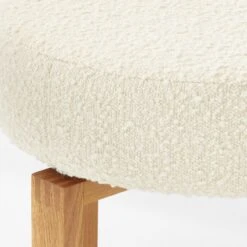 Humboldt Stool Bloce Cream -Optimal Furniture Store LFMTOHumboldtStoolFabricAVSSS22