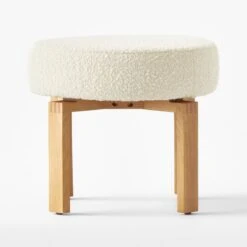 Humboldt Stool Bloce Cream -Optimal Furniture Store LFMTOHumboldtStoolFabricSOSSS22
