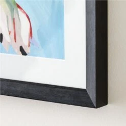 'La Courtine Floral' Framed Giclee Art Print 18"x24" -Optimal Furniture Store LaCourtineFloral18x24inROS23