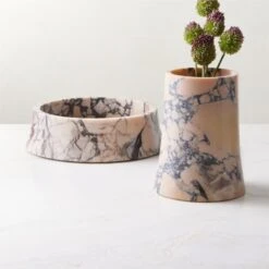 La Paloma Decorative Marble Bowl 17 La Paloma Decorative Marble Bowl -Optimal Furniture Store LaPalomaMarbleGroupFHS23 1
