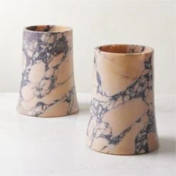 La Paloma Purple Breccia Marble Vase -Optimal Furniture Store LaPalomaMarbleVaseAV5SHS23