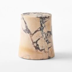 La Paloma Marble Outdoor Side Table 17 La Paloma Marble Outdoor Side Table -Optimal Furniture Store LaPalomaSideTableAV4SSS23