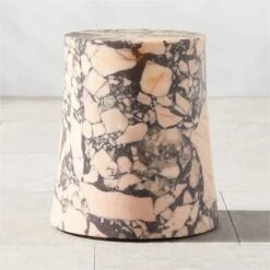 La Paloma Marble Outdoor Side Table