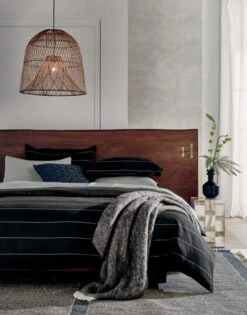 Nassa Woven Bamboo Pendant Light -Optimal Furniture Store LandscapeMidtoneKingBedJN20 1