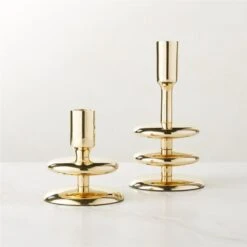 Latto Unlaquered Brass Taper Candle Holder Small 11 Latto Unlaquered Brass Taper Candle Holder Small -Optimal Furniture Store LattoUnlqdBrsTprHolderGrpFHS23