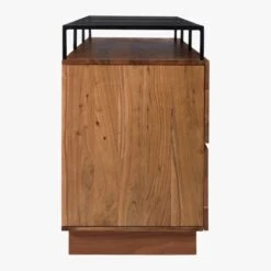 Lawson Low 6-Drawer Wood Dresser With Glass Top -Optimal Furniture Store LawsonLowDresserSDF19