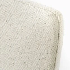 Laze White Upholstered Dining Chair -Optimal Furniture Store LazeMtlFrmIvoryDnngChrAVSSS23