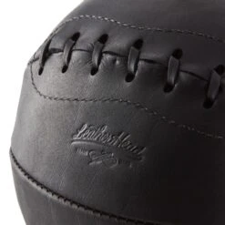 Leather Head Small Black Leather Basketball -Optimal Furniture Store LeatherHeadMnBkLtrBsktblAVF19