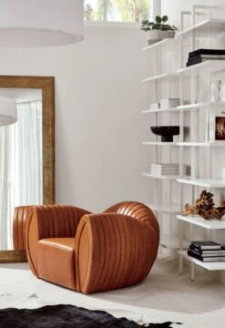 Stairway White Wall-Mounted Bookcase - 96" Height -Optimal Furniture Store LeatherShellArmchairKonaJN19