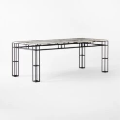 Leccio Marble Dining Table -Optimal Furniture Store LeccioMarbleDiningTable3QSSF22