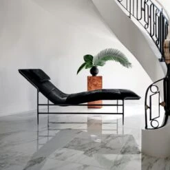 Victoria Black Terracotta Vase -Optimal Furniture Store LederBlackHideChaiseFCAG21 1x1