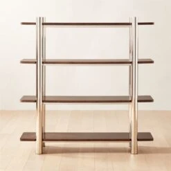 Legna Burl Wood Bookshelf 8 Legna Burl Wood Bookshelf -Optimal Furniture Store Legna60inBurlWoodBookcaseSHF22