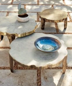 Lilly 3-Piece Nesting Outdoor Table Set -Optimal Furniture Store Lily3PieceNestingTableOFB19