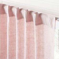 Smoky Mauve Linen Window Curtain Panel 48"x84'' -Optimal Furniture Store LinenAdobeRoseCrtn96PnlAV3SHF23