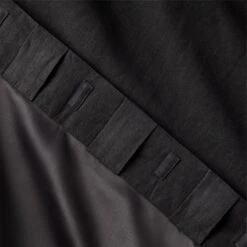 Black Linen Blackout Window Curtain Panel 48''x84'' 9 Black Linen Blackout Window Curtain Panel 48''x84'' -Optimal Furniture Store LinenBkBkOt96CurtainPnlAV3SHS23