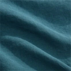 Linen Dark Teal King Pillowcases Set Of 2 -Optimal Furniture Store LinenDarkTealFQDuvetAVSHF21 2