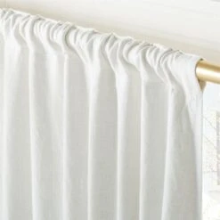 Warm White Linen Window Curtain Panel 48"x84'' -Optimal Furniture Store LinenIvryBlkOutCrtn96PnlAV2SHF23 1