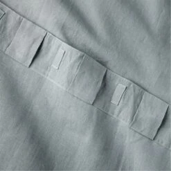 Lead Blue Linen Window Curtain Panel 48''x84'' -Optimal Furniture Store LinenLead96PanelAV3SHS23