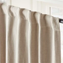 Natural Linen Blackout Window Curtain Panel 48''x84'' -Optimal Furniture Store LinenNtBkOt96CurtainPnlAVSHS23
