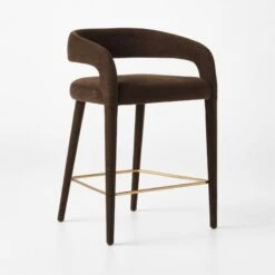 Lisette Brown Counter Stool Set Of 2 -Optimal Furniture Store LisetteBrnCounterStl3QSSF22