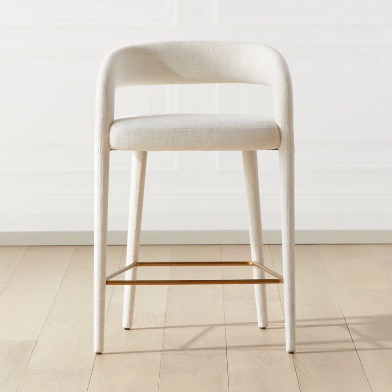 Lisette White Counter Stool Set Of 2 1 Lisette White Counter Stool Set Of 2