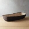 Lorena Black Woven Bread Basket
