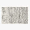 Lousa Handloomed Black And White Wool Area Rug 5'x8'