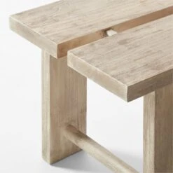 Lupine Teak Outdoor Dining Bench With Sunbrella ® Cushion -Optimal Furniture Store LupineDiningBenchAV2SSS22