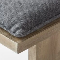 Lupine Teak Outdoor Dining Bench With Sunbrella ® Cushion -Optimal Furniture Store LupineDiningBenchAVSSS22