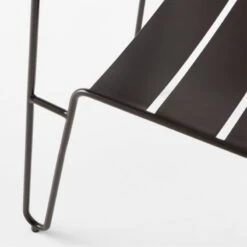Luther Black Metal Outdoor Dining Chair -Optimal Furniture Store LutherBlkDiningChairAVSSS23