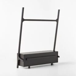 Mahogany Black Hall Tree -Optimal Furniture Store MahoganyBlkHallTreeAV3SSF22