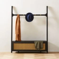 Mahogany Black Hall Tree -Optimal Furniture Store MahoganyBlkHallTreeAVSHF22